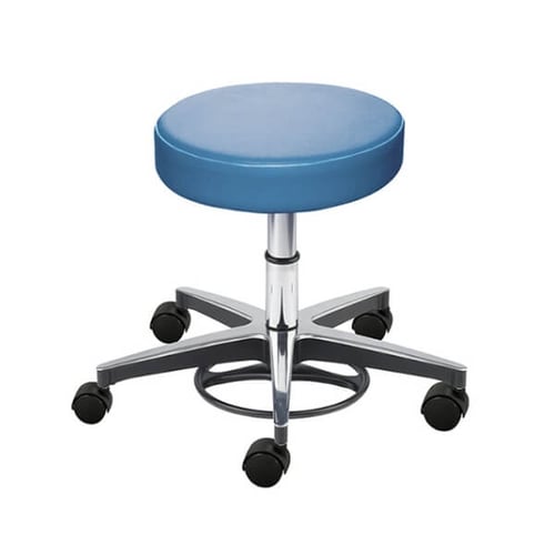 Biofit Aramis 2A Series Laboratory Stool | Desk Height | 18” to 23” User Height | Blue