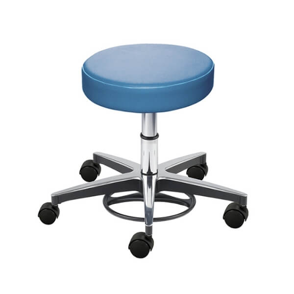 Biofit Aramis 2A Series Laboratory Stool | Desk Height | 18” to 23” User Height | Blue
