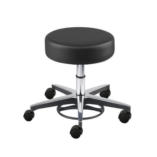 Biofit Aramis 2A Series Laboratory Stool | Desk Height | 22” to 29” User Height | Black