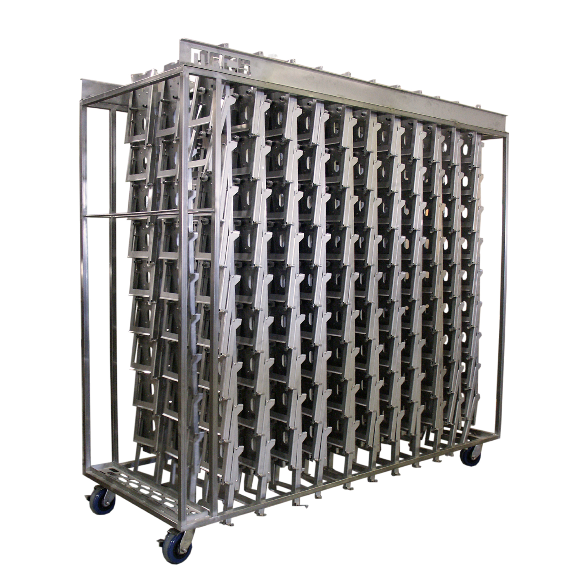 Cage Stack Transport Cart for Modular Animal Caging System