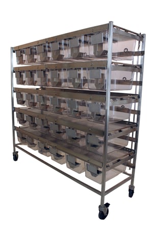 Rat Suspended Shelf Rack Static Caging Systems