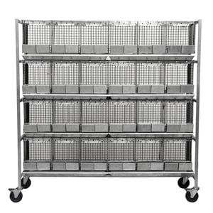 Alternative Design Pigeon 24-Cage Housing Unit