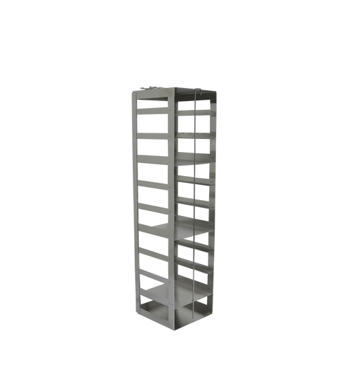 Lightweight Vertical Rack for Standard 2" Boxes | 10 Boxes High | Rack Only