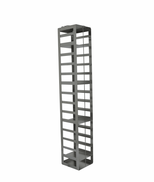 Lightweight Vertical Rack for Standard 2" Boxes | 15 Boxes High | Rack Only