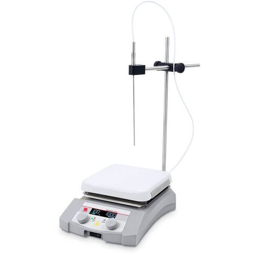 Ohaus Guardian™ 3000 Hotplate Stirrer E-G31HS07C-K1 | Plate size 7 in x 7 in (178 mm x 178 mm)