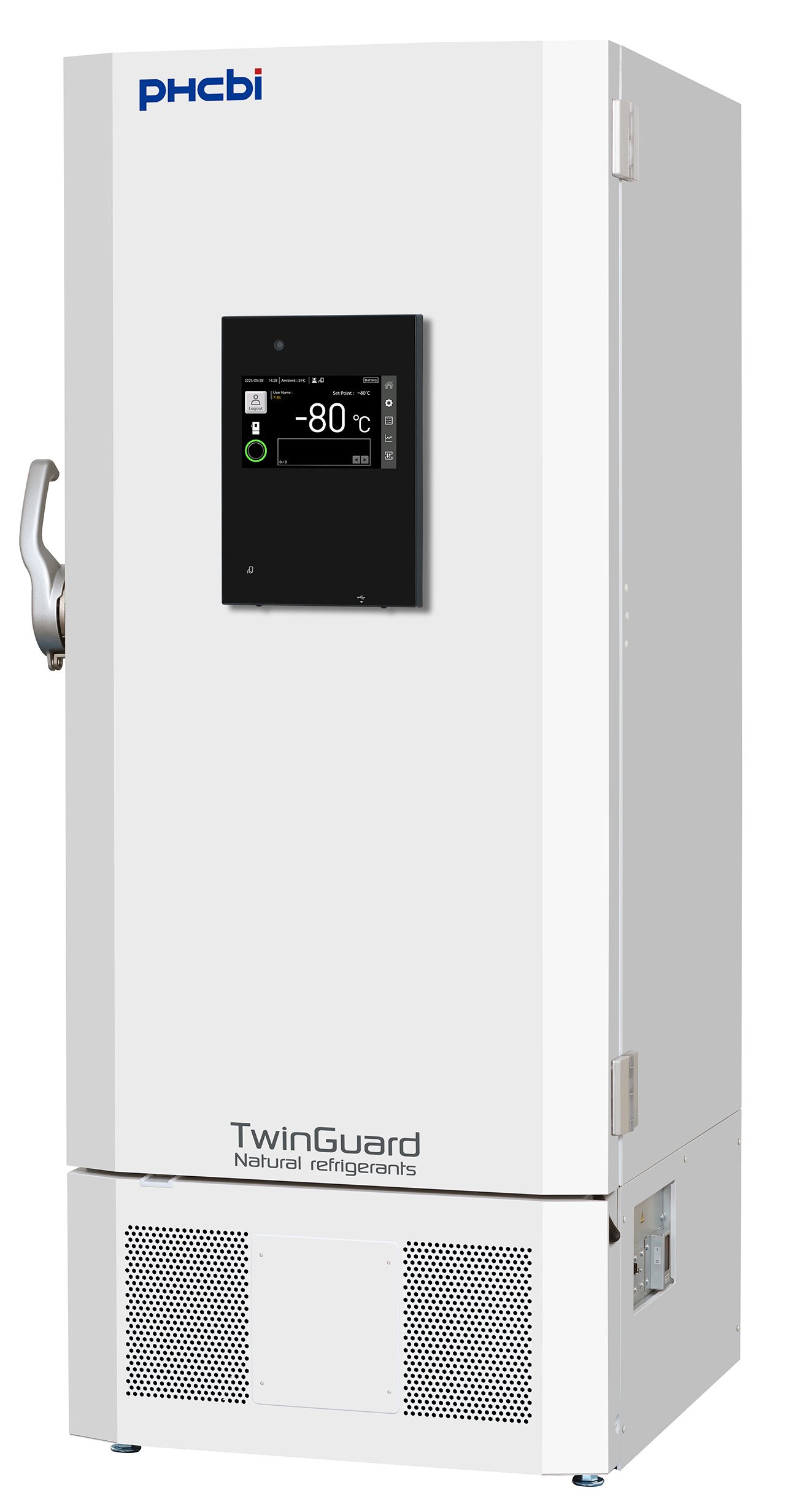PHCbi MDF-DU503VXHA-PA TwinGuard Natural Refrigerants 18.6 Cu. Ft. Ultra-Low Freezer (-86°C) | Dual Voltage 115V or 220V | Capacity: 384 x 2" Boxes - Image 3