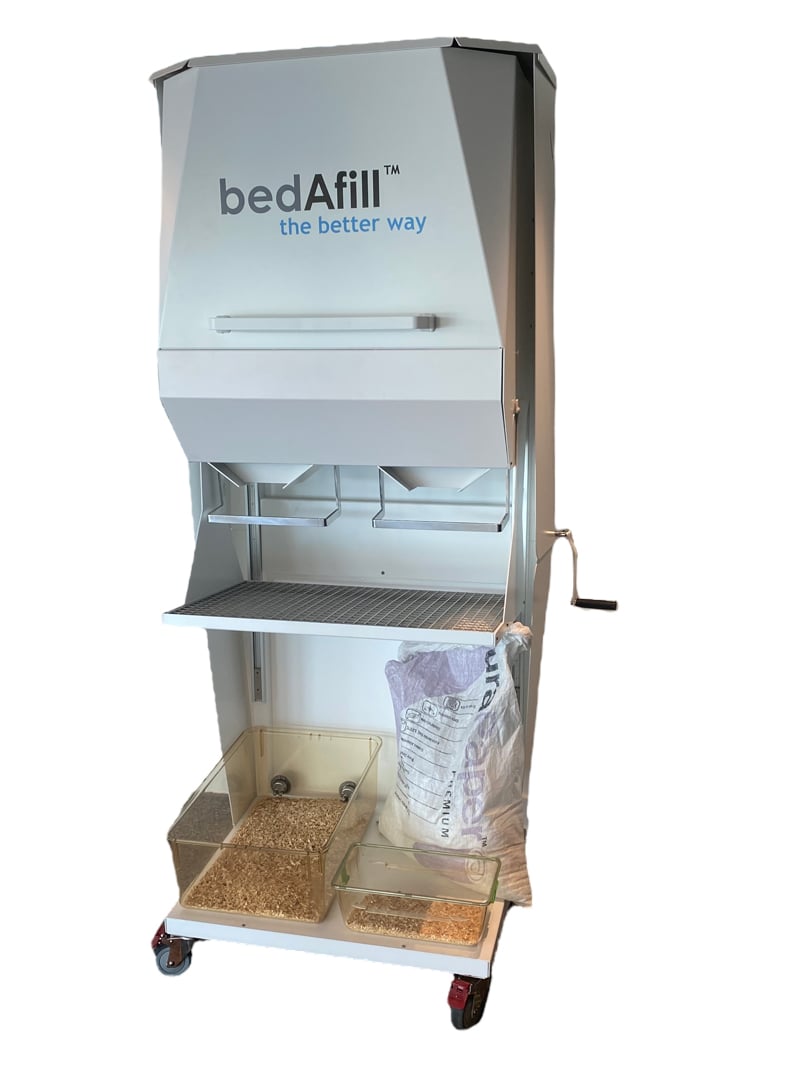 BedAfill™ Bedding & Nesting Dispenser