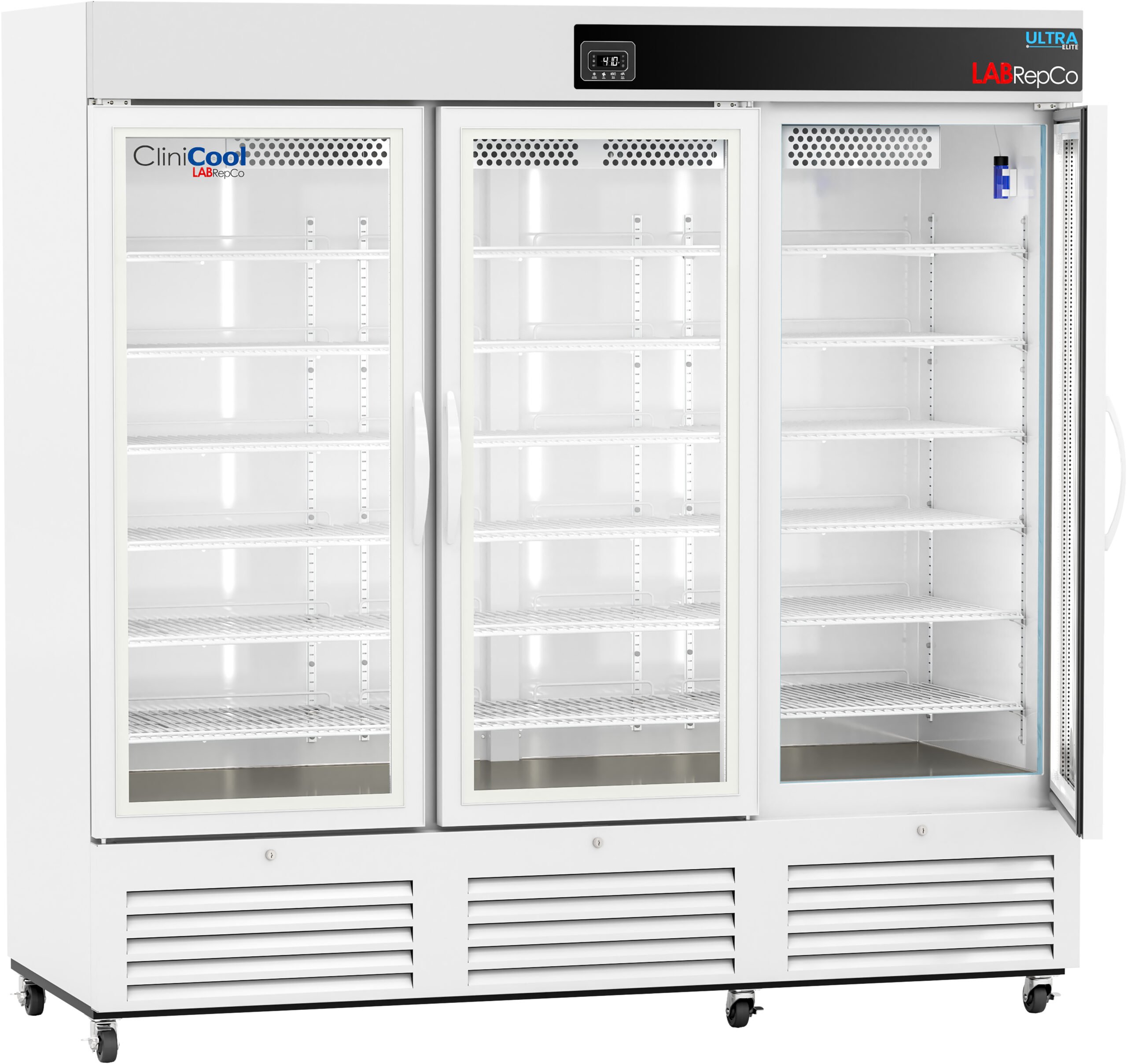 LabRepCo CliniCool© Ultra Elite Series 72 Cu. Ft. Pharmacy Refrigerator | Glass Door - Image 2