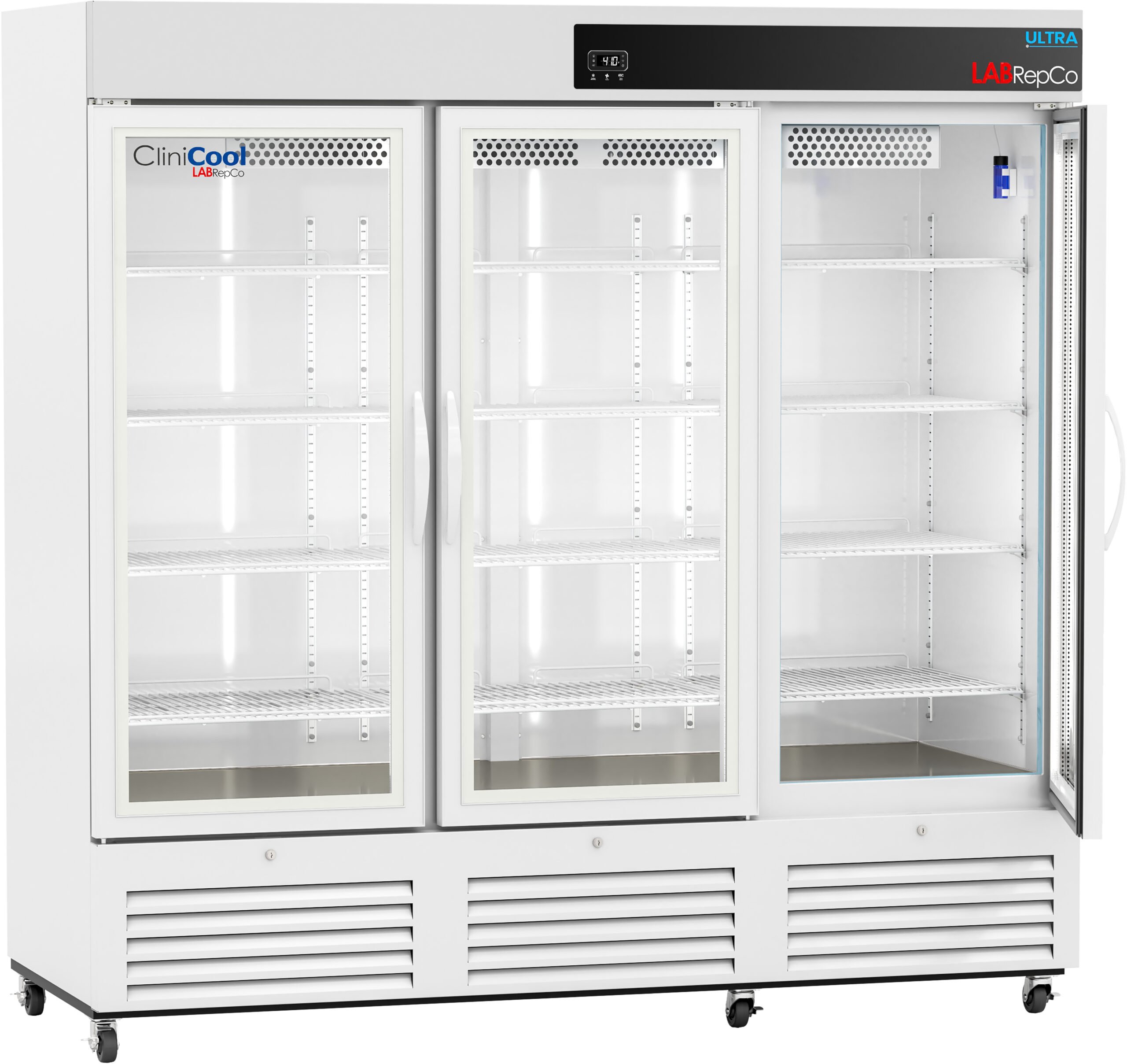 LabRepCo CliniCool© Ultra Series 72 Cu. Ft. Pharmacy Refrigerator | Glass Door - Image 2
