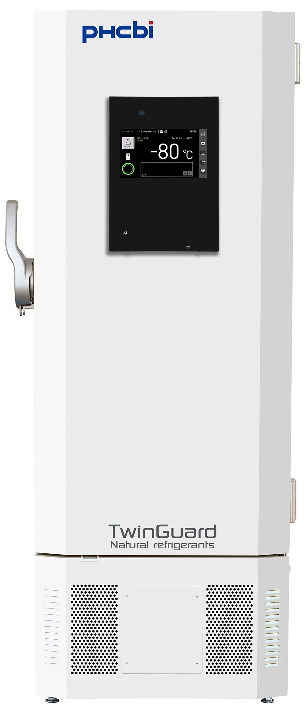 PHCbi MDF-DU303VXH-PA TwinGuard Natural Refrigerants 12.7 Cu. Ft. Ultra-Low Freezer (-86°C) | 220V | Capacity: 240 x 2″ Boxes