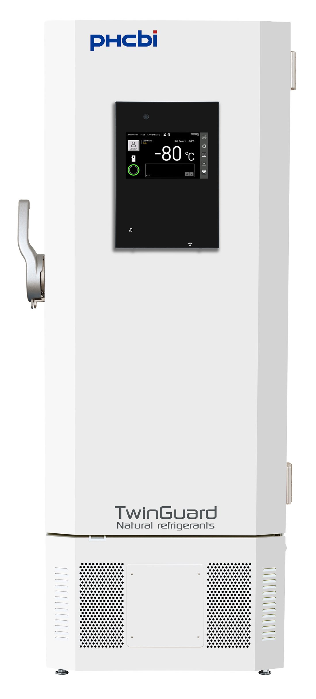 PHCbi TwinGuard Natural Refrigerants 12.7 Cu. Ft. Ultra-Low Freezer (-86°C) | 220V | Capacity: 240 x 2″ Boxes