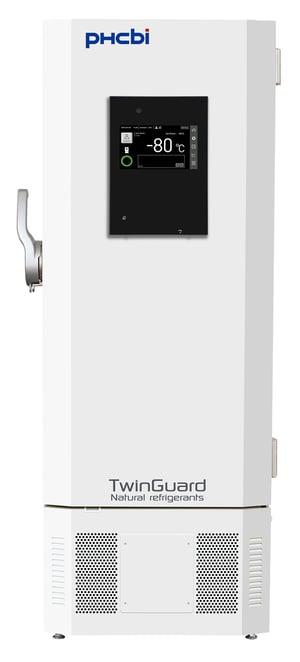 PHCbi TwinGuard Natural Refrigerants 12.7 Cu. Ft. Ultra-Low Freezer (-86°C) | 220V | Capacity: 240 x 2" Boxes