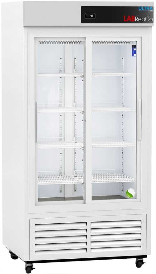 LabRepCo Ultra Elite Series 33 Cu. Ft. Laboratory Refrigerator with Variable Speed Compressor | Sliding Glass Door