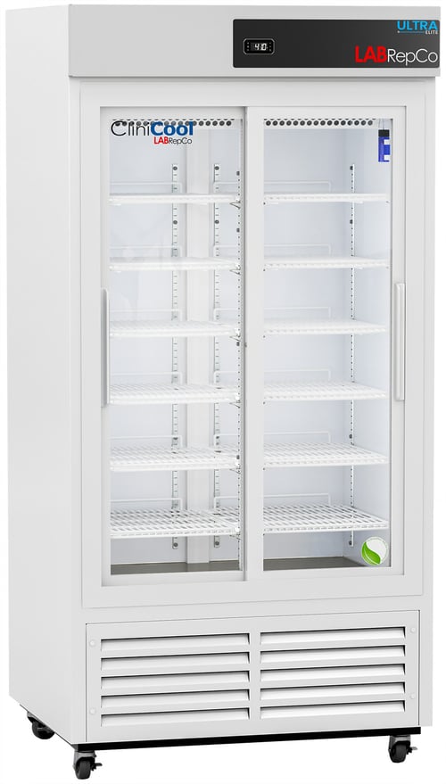 LabRepCo Ultra Elite Series 33 Cu. Ft. Pharmacy Refrigerator with Variable Speed Compressor | Sliding Glass Door