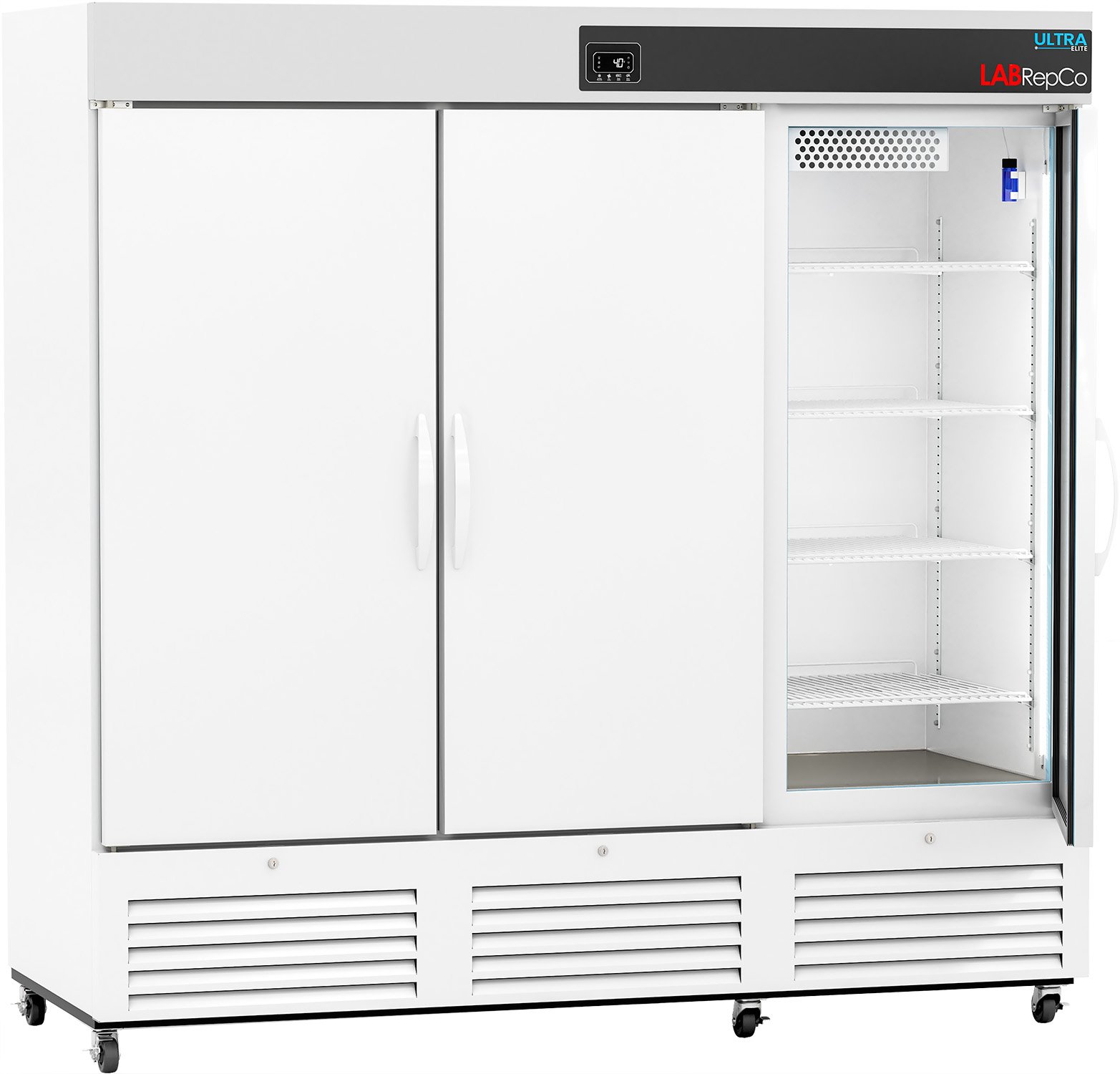 LabRepCo Ultra Elite Series 72 Cu. Ft. Laboratory Refrigerator with Variable Speed Compressor | Solid Doors - Image 2