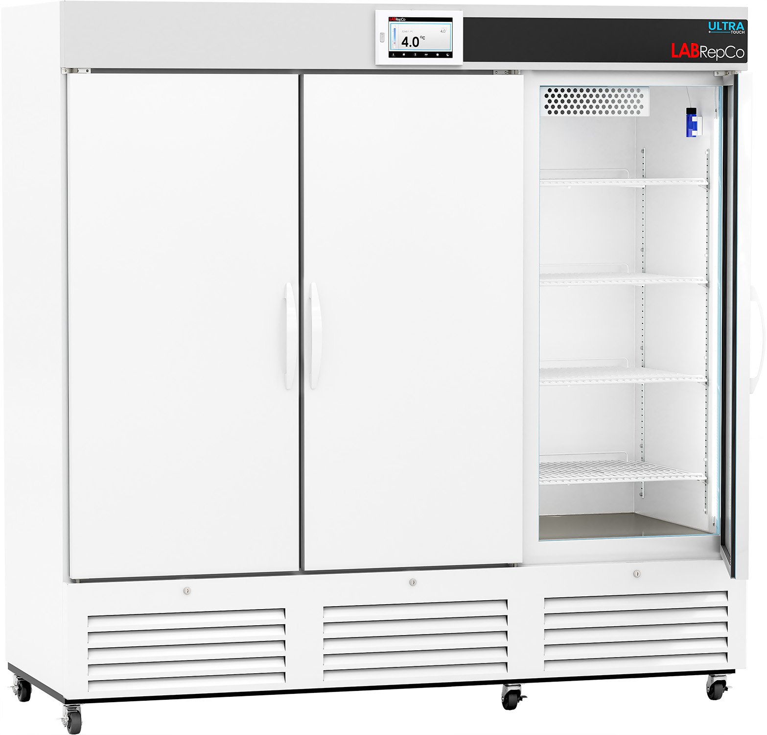LabRepCo Ultra Touch Series 72 Cu. Ft. Laboratory Refrigerator with Variable Speed Compressor | Solid Doors - Image 2