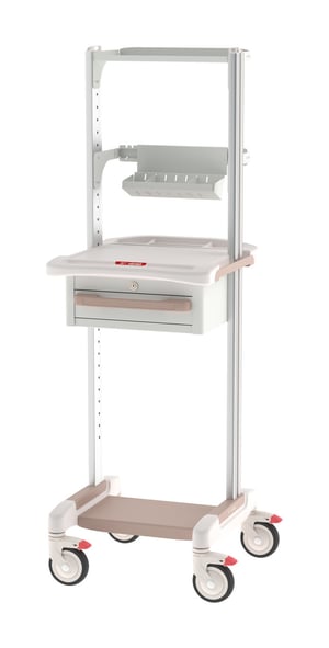 Metro Nimbl NB62-BAS 62" General Use Supply Cart