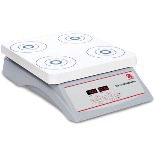 Ohaus STMP4DG Multi-Position Digital Magnetic Stirrer | Plate size 12.5 in x 11 in (318 mm x 279 mm)