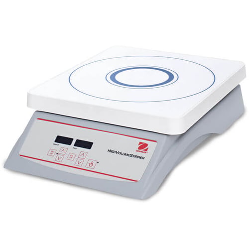 Ohaus STHVDG Large Volume Digital Stirrer | Plate size 12.5 in x 11 in (318 mm x 279 mm) | With Timer