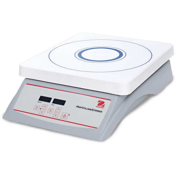 Ohaus STHVDG Large Volume Digital Stirrer | Plate size 12.5 in x 11 in (318 mm x 279 mm) | With Timer