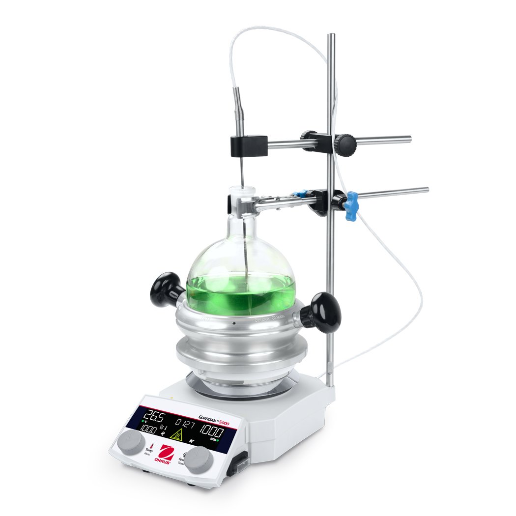 Ohaus GUARDIAN™ 5000 Hotplate Stirrer With Synthesis Kit for 1000mL Flask Capacity