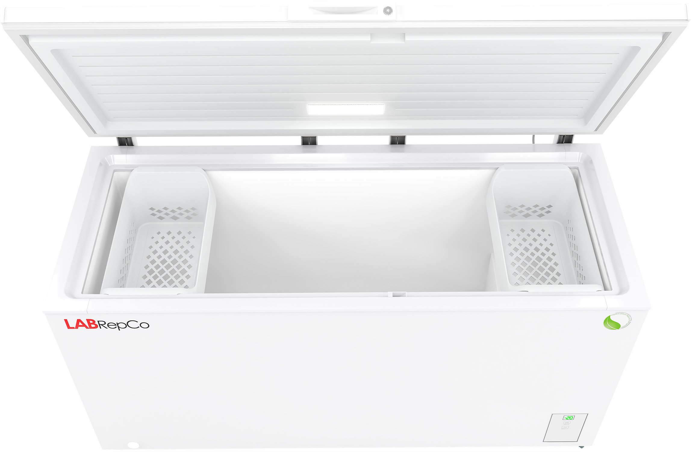 LabRepCo Silver Series 20 Cu. Ft. Laboratory Chest Freezer (-20°C) with Natural Refrigerants | Manual Defrost - Image 3