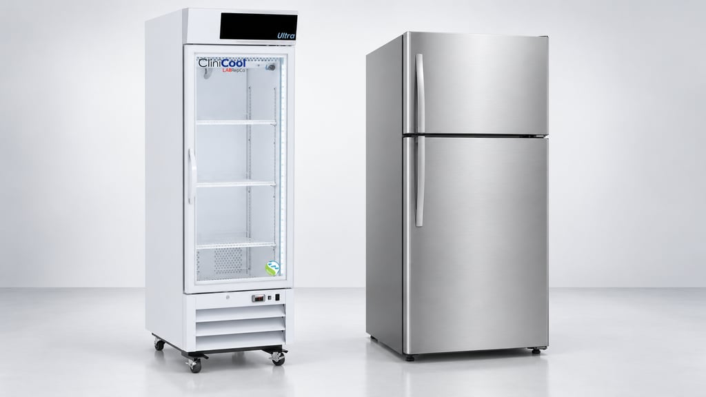medical grade vs household refrigerators