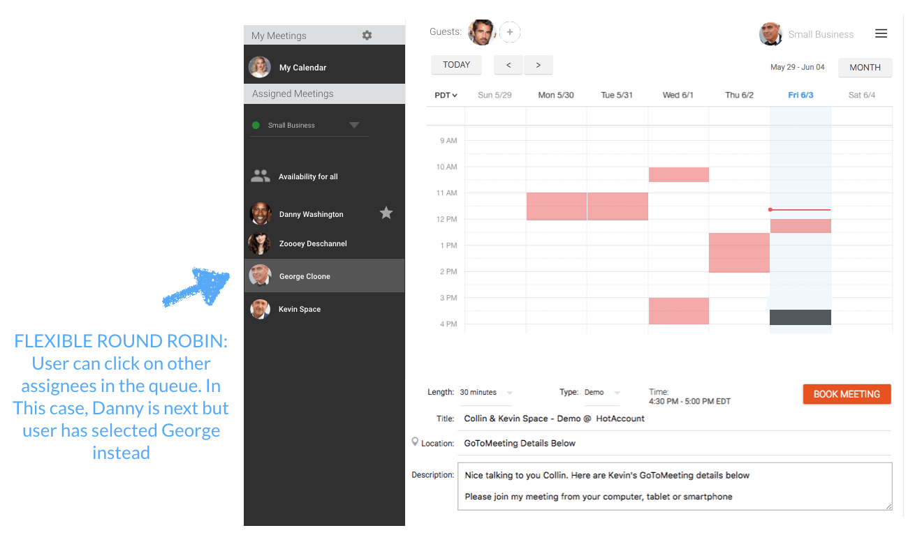 Flexible round robin