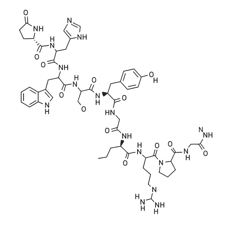 Gonadorelin molecular structure