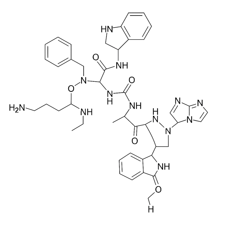 Hexarelin molecular structure