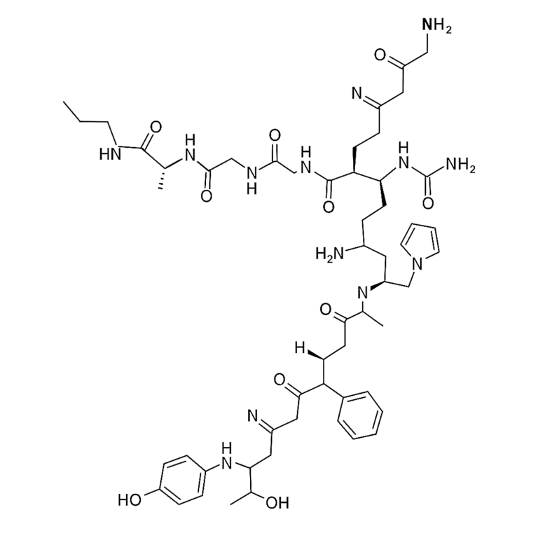 Tesamorelin molecular structure