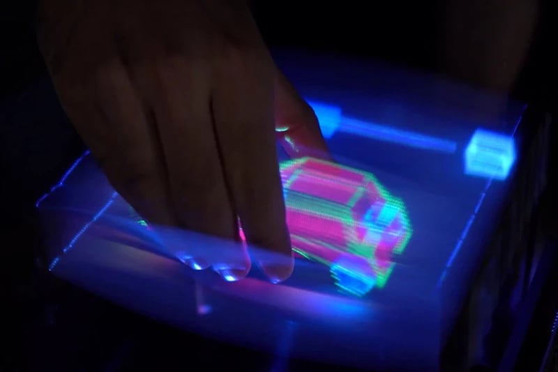 <p>Flexivol - World's first interactive 3D holographic display</p>