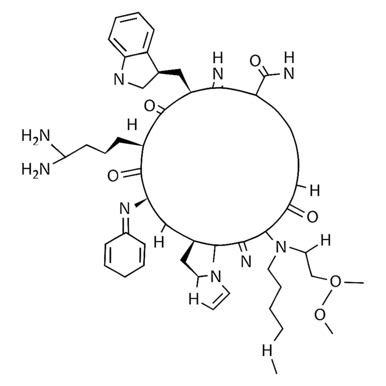Melanotan II molecular structure