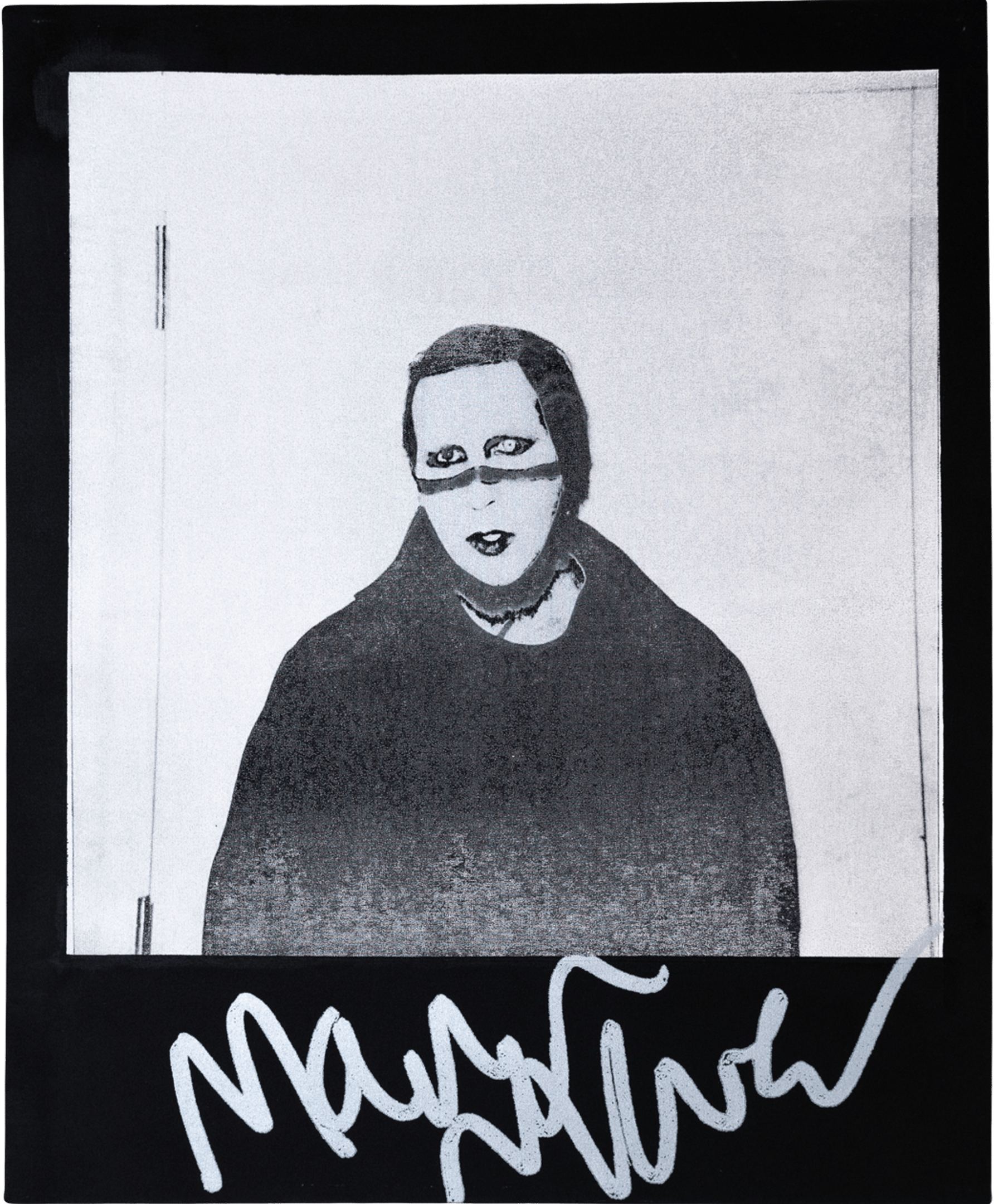 Marilyn Manson screenprint on canvas (4 of 4) by Jason Martinez