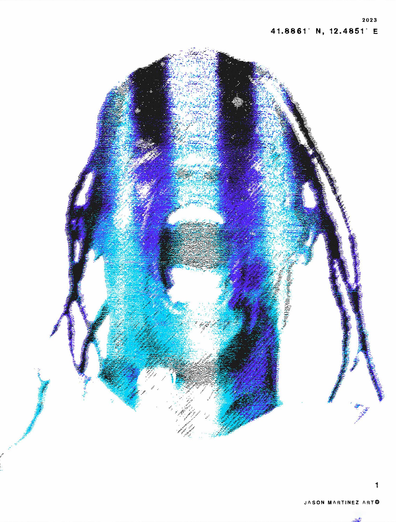 Travis Scott world tour poster print by Jason Martinez