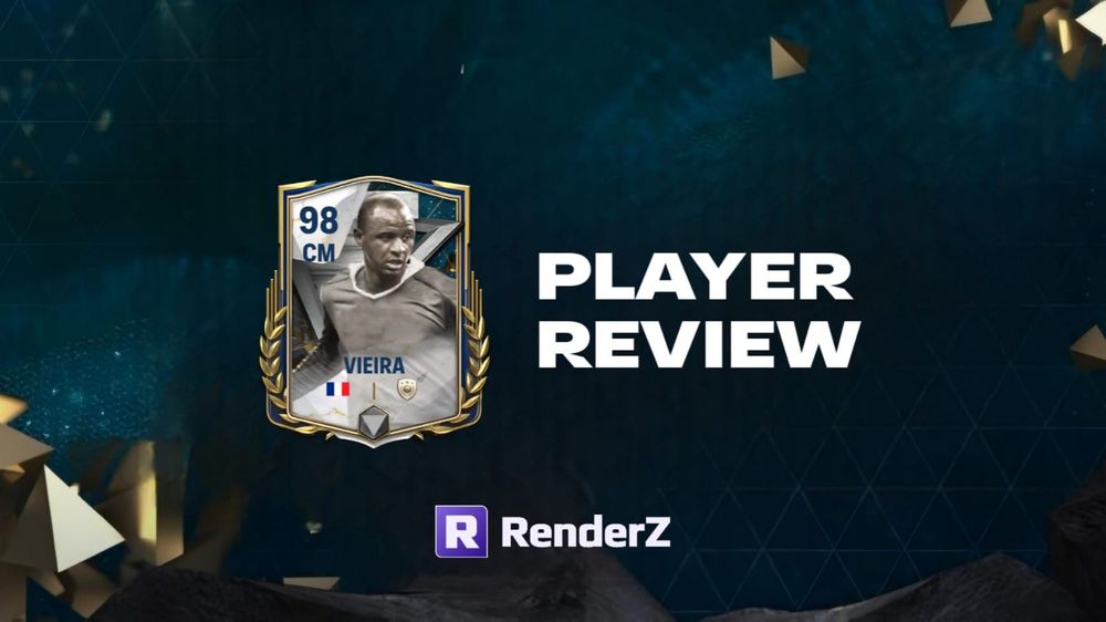 98 OVR Hall of legends Patrick Vieira Player Review 