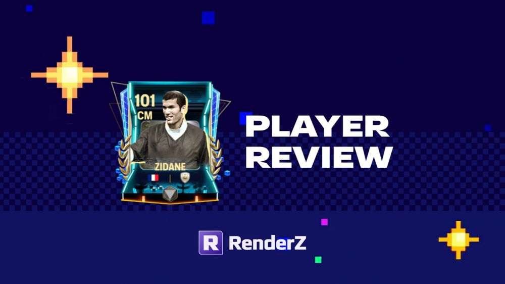 105 OVR Retro Stars Zinedine Zidane Player Review 