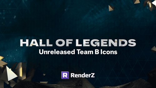 Unreleased Hall of legends Team B Icons