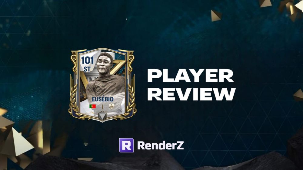 105 OVR Hall of legends Eusebio Player Review