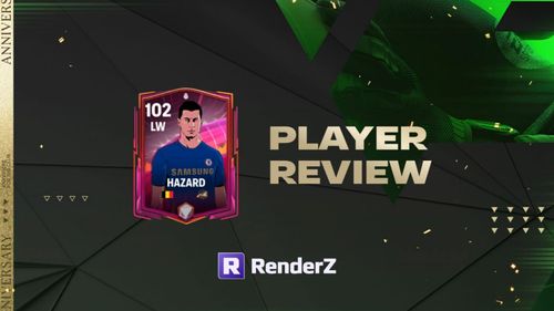 107 OVR Anniversary Eden Hazard player Review 
