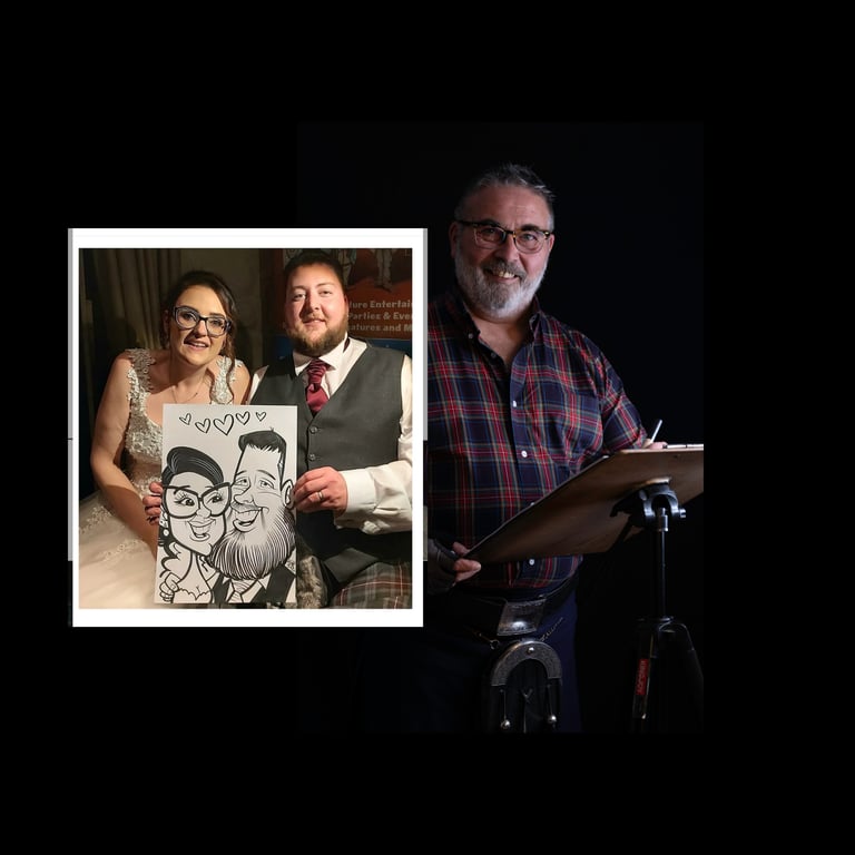 SWE - Caricaturists performing live