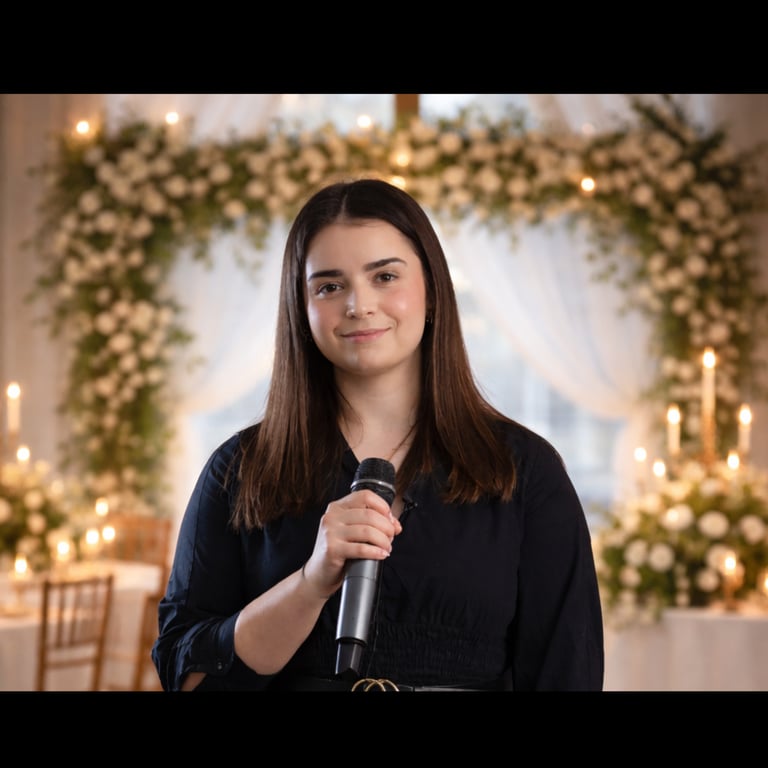 Megan - Singer performing