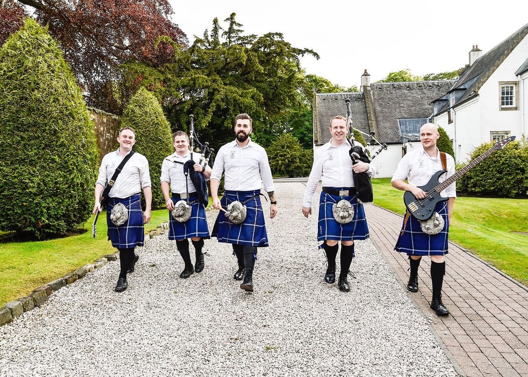 SWE Saltire Band performing live