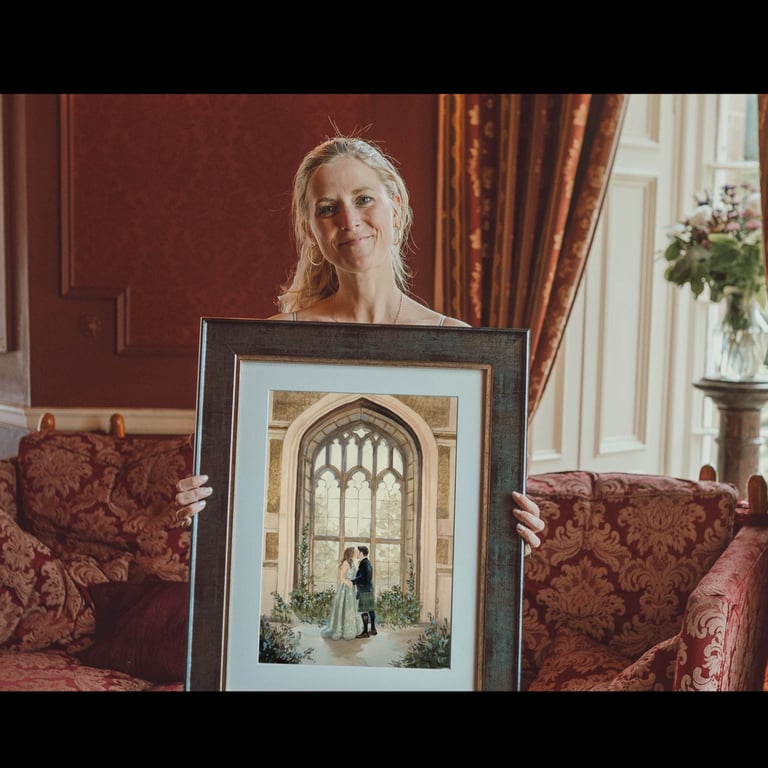 SWE Luxury Live Painter performing