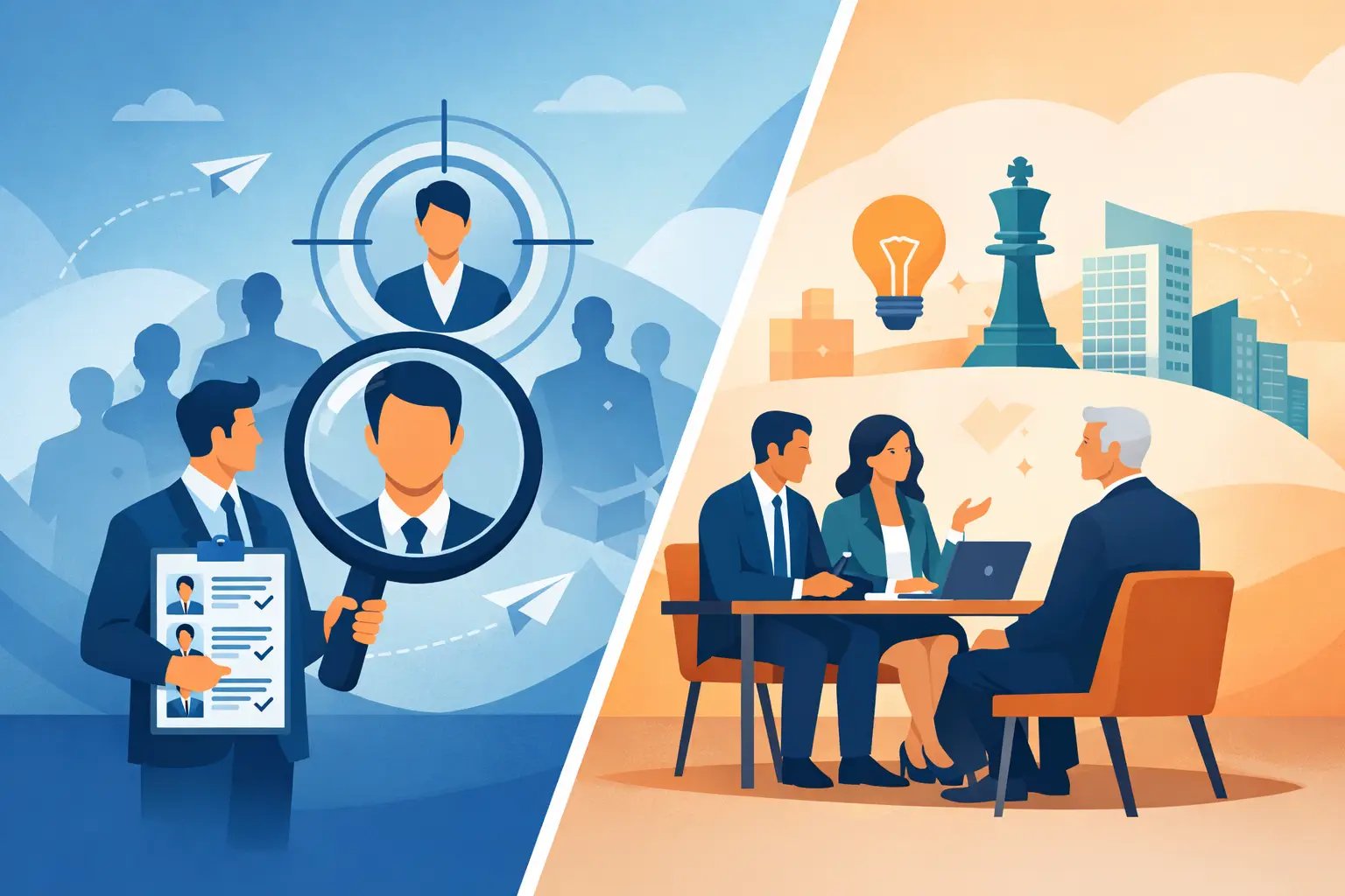Titulný obrázok článku: Headhunting vs executive search: aký je rozdiel?