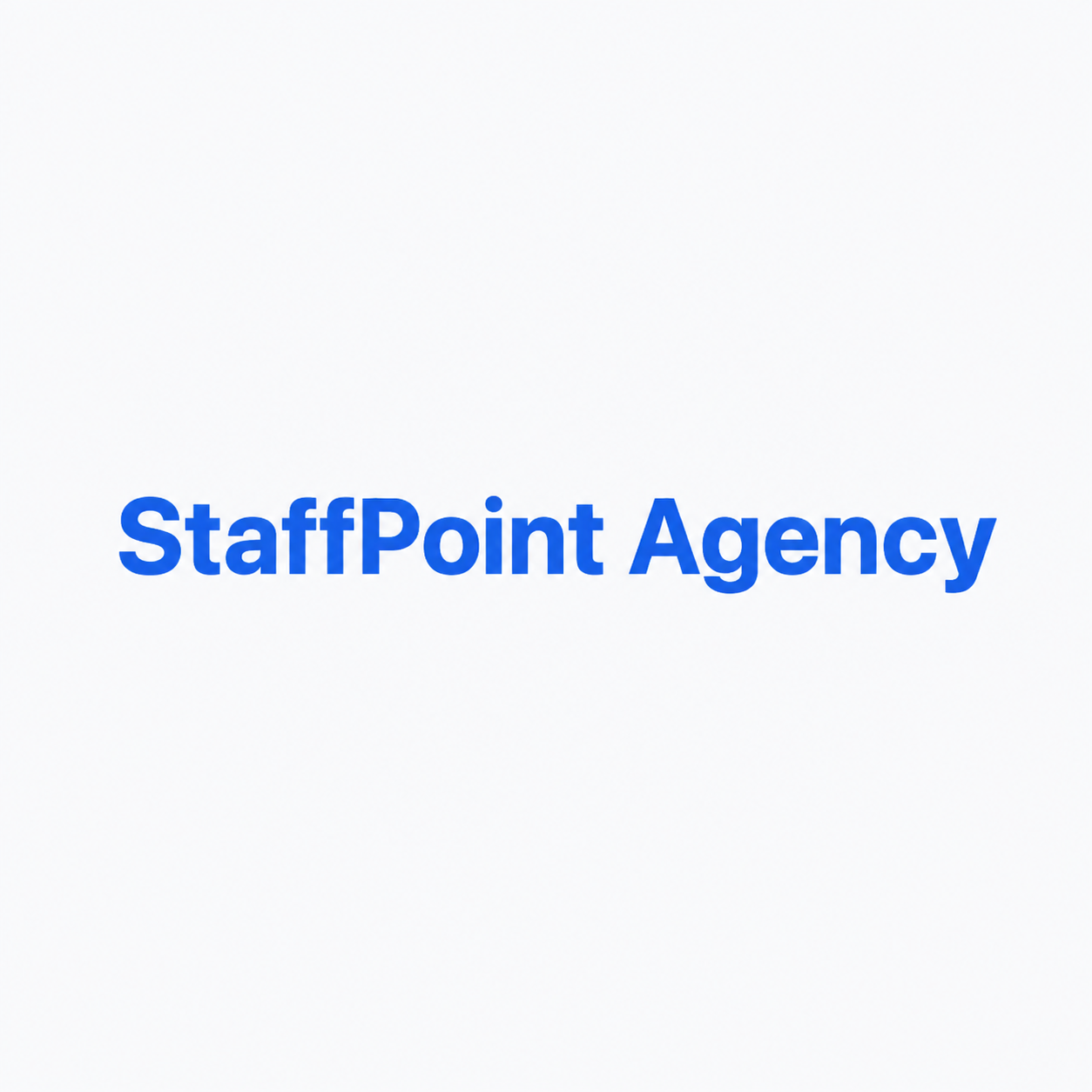 Logo personální agentury StaffPoint Agency s.r.o.