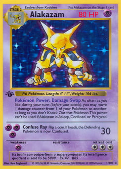 Alakazam – Rare Holo – Base