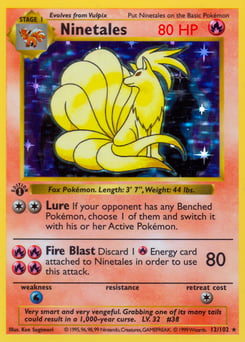 Ninetales – Rare Holo – Base