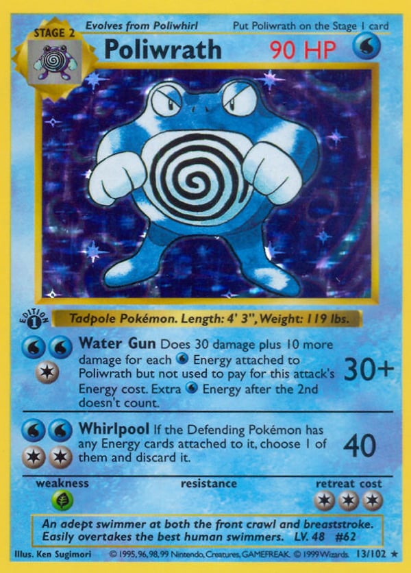 Poliwrath – Rare Holo – Base