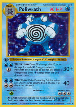 Poliwrath – Rare Holo – Base